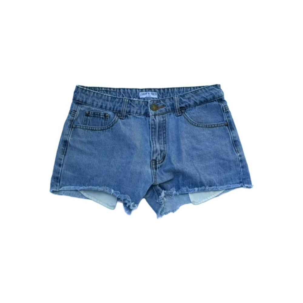liquor n poker denim shorts